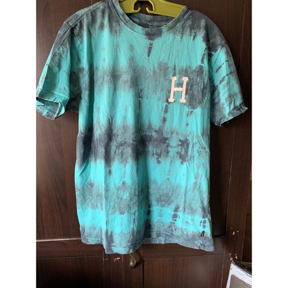 HUF SKATE TIE DYE T-SHIRT - Picture 1 of 3